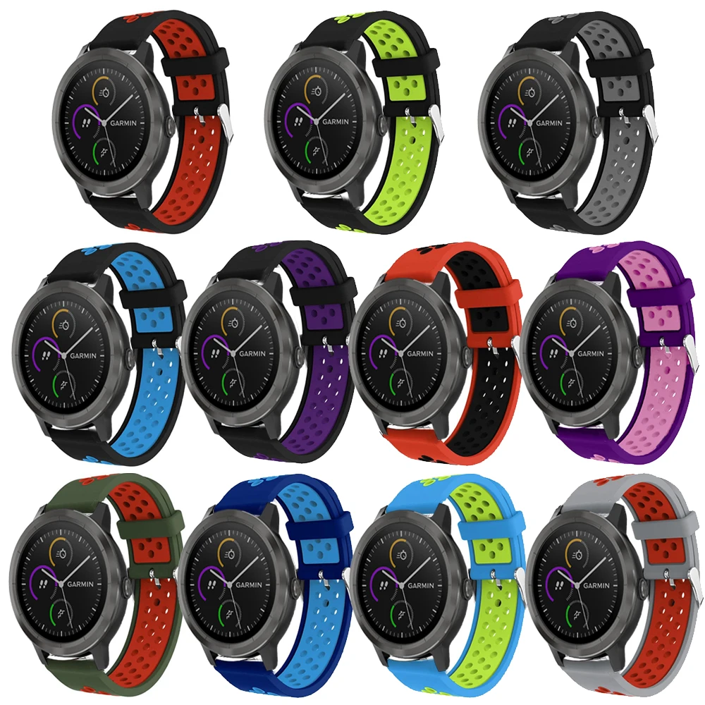 Ремешок силиконовый для смарт-часов Garmin Vivoactive 3, цветной сменный спортивный браслет с пряжкой, браслет на запястье, 20 мм
Ремешок силиконовый для смарт-часов Garmin Vivoactive 3, цветной сменный спортивный браслет с пряжкой, браслет на запястье, 20 мм