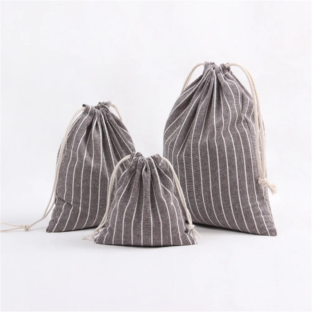 Stripe Drawstring Bags Cotton Travel Pouch Storage Clothes Handbag Girls Shoes Bags Makeup Bag Women High Quality
Stripe Drawstring Bags Cotton Travel Pouch Storage Clothes Handbag Girls Shoes Bags Makeup Bag Women High Quality