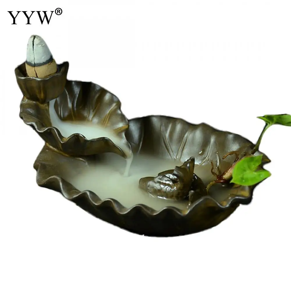 Incense Burner Backflow Incense Cones Holder Censer Base Plate Aroma Smoke Burner Incenso Aromatherapy Ceramic Crafts Home Decor
Incense Burner Backflow Incense Cones Holder Censer Base Plate Aroma Smoke Burner Incenso Aromatherapy Ceramic Crafts Home Decor