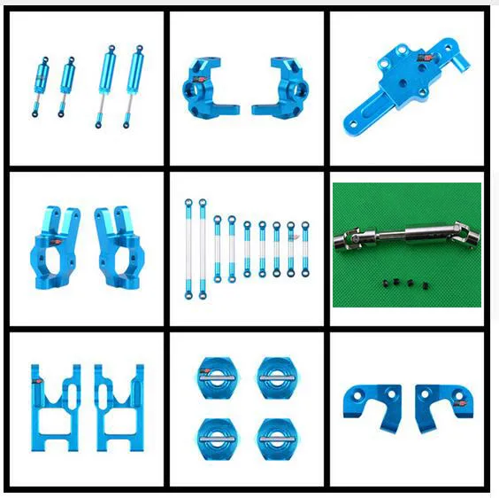 Wltoys 12428 12423 12628 FY-03 RC Car Upgrade metal parts Full set of metal parts
Wltoys 12428 12423 12628 FY-03 RC Car Upgrade metal parts Full set of metal parts