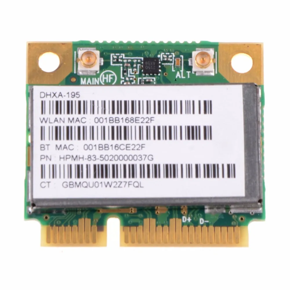 Wireless Notebook Network Cards Bluetooth Combo Card Fit For AR5B195 AR9002WB Wifi AR3011 BT3.0 Laptop Network Cards VC981 P30
Wireless Notebook Network Cards Bluetooth Combo Card Fit For AR5B195 AR9002WB Wifi AR3011 BT3.0 Laptop Network Cards VC981 P30