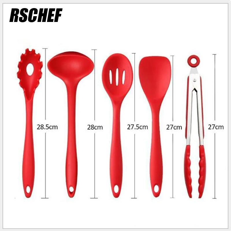 Kitchen Utensils Ten Sets Of Silicone Cooking