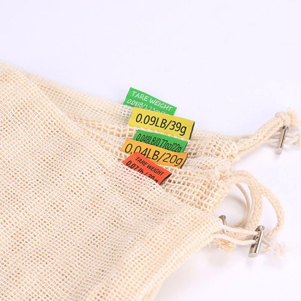 Portable Reusable Vegetable Mesh Shopping Bags Casual Solid Color Cotton Fruit Vegetable Drawstring Bag Grocery Bag Tote Eco Bag
Portable Reusable Vegetable Mesh Shopping Bags Casual Solid Color Cotton Fruit Vegetable Drawstring Bag Grocery Bag Tote Eco Bag