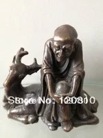 bir 00300 Chinese copper ancient statues one of the eighteen disciples of the Buddha
bir 00300 Chinese copper ancient statues one of the eighteen disciples of the Buddha