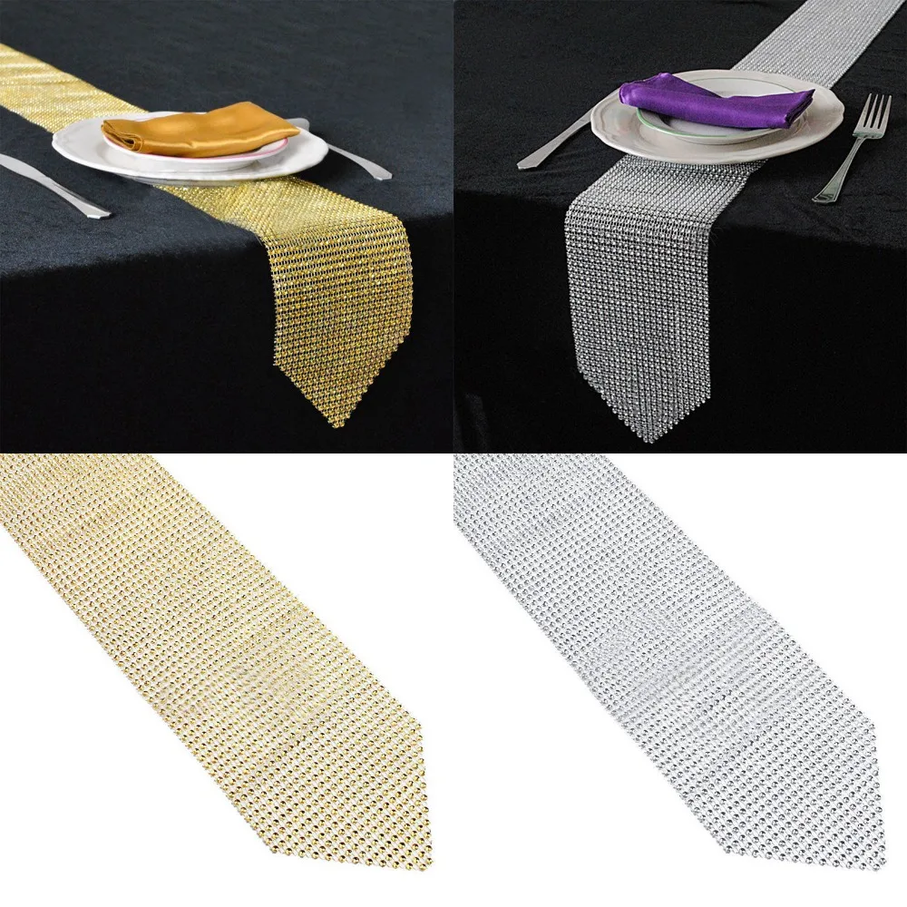 New12x275cm Diamond Mesh Rhinestone Table Runner Wedding Party Decoration Party Table supplies/Favors
New12x275cm Diamond Mesh Rhinestone Table Runner Wedding Party Decoration Party Table supplies/Favors