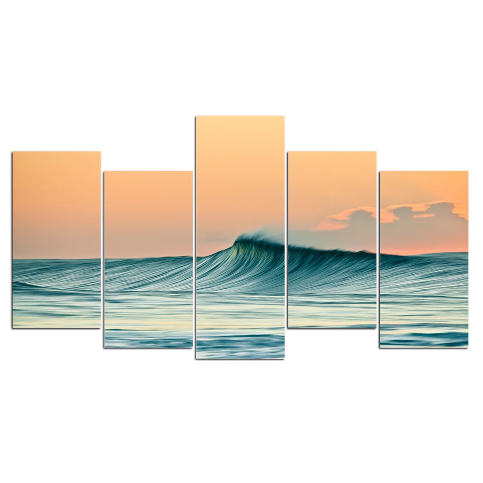 ArtSailing 5 Painting Canvas Print Sea Waves Canvas Painting Seascape in Sunset Modular Pictures for Home Decor Wooden Frame
ArtSailing 5 Painting Canvas Print Sea Waves Canvas Painting Seascape in Sunset Modular Pictures for Home Decor Wooden Frame