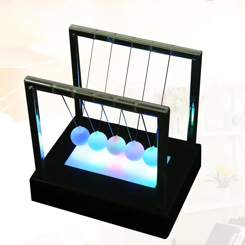 Square Plastic Colorful Luminescence Newton Swing Creative Desktop Swing Touch Ball Novelty Gift
Square Plastic Colorful Luminescence Newton Swing Creative Desktop Swing Touch Ball Novelty Gift