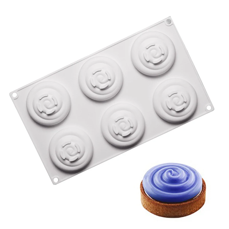 Filbake 6 Holes Ripple Molds Truffle Chocolates Cake Decorating Tools Silicone Mold For Baking Mousse Dessert Ice Cream Mould
Filbake 6 Holes Ripple Molds Truffle Chocolates Cake Decorating Tools Silicone Mold For Baking Mousse Dessert Ice Cream Mould