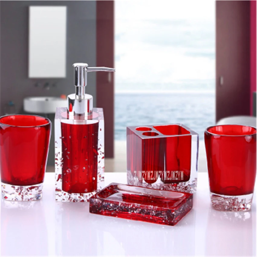 New Hot 5pcs Bath Set Resin Bathroom Accessories Set Soap Dish Toothbrush Holder Lotion Dispenser Tumbler Bathroom Supplies Set
New Hot 5pcs Bath Set Resin Bathroom Accessories Set Soap Dish Toothbrush Holder Lotion Dispenser Tumbler Bathroom Supplies Set