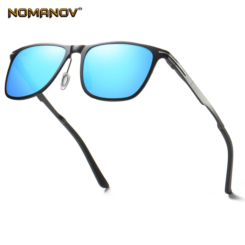 AL-MG большие квадратные мужские и женские солнцезащитные очки поляризованные