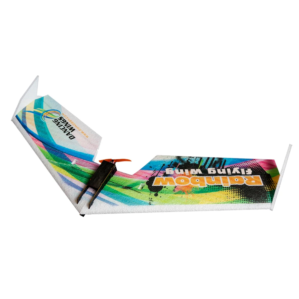 E0511 Rainbow Flying Wing V2 RC Airplane Dron 800 мм размах крыльев Delta толкатель KIT игрушки | Игрушки и