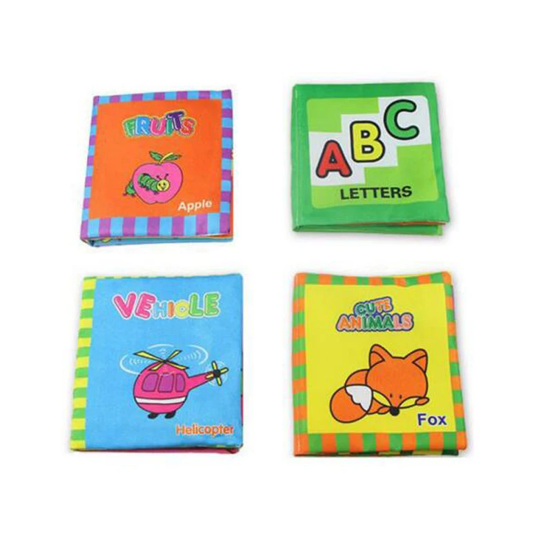EBOYU Baby's First Fabric Book Washable Soft Cloth Book Set of 4 with A Sounder for Infant Toddler Intellectual Development
EBOYU Baby's First Fabric Book Washable Soft Cloth Book Set of 4 with A Sounder for Infant Toddler Intellectual Development