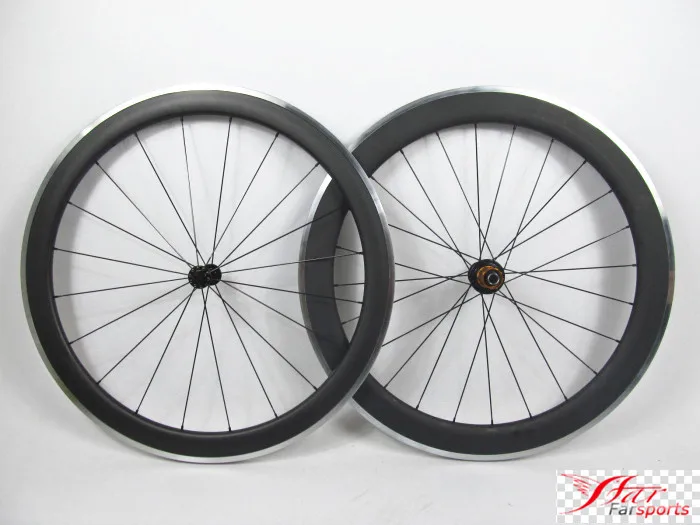 Farsports FSC5060-CA-23 ED HUB 700c 50mm front 60mm rear mixed aluminum braking surface carbon wheel, OEM bicycle carbon fiber
Farsports FSC5060-CA-23 ED HUB 700c 50mm front 60mm rear mixed aluminum braking surface carbon wheel, OEM bicycle carbon fiber