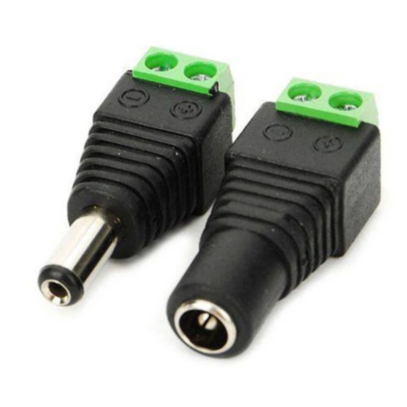1pcs Female Male 5.5mmX2.1mm DC Power Cable Connector Jack Plug Connection For 5050 5630 3528 Single Color LED Strip CCTV Camera
1pcs Female Male 5.5mmX2.1mm DC Power Cable Connector Jack Plug Connection For 5050 5630 3528 Single Color LED Strip CCTV Camera