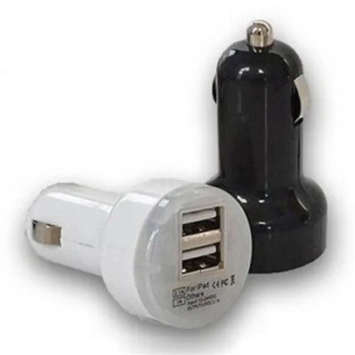 Hot 5V 2.1A + 1A Universal Dual Port USB Car Charger Adapter For IPhone4/4S/5/5S/6 for iPAD1/2 iPad Samsung Galaxy S3 S4 S5 | Мобильные