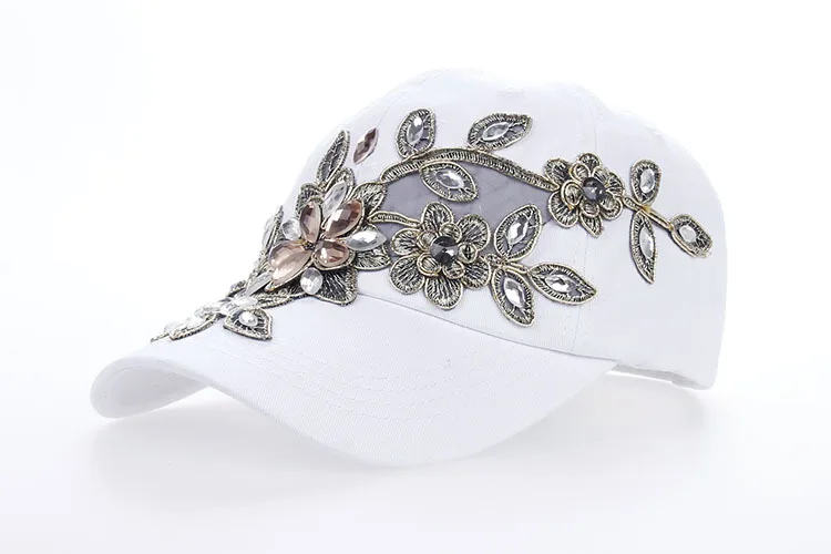 2016 New Top Design Adjustable Baseball cap Fashion Leisure Rhinestones Flowers Jean Snapback Baseball Hat Cap For Women B038
2016 New Top Design Adjustable Baseball cap Fashion Leisure Rhinestones Flowers Jean Snapback Baseball Hat Cap For Women B038