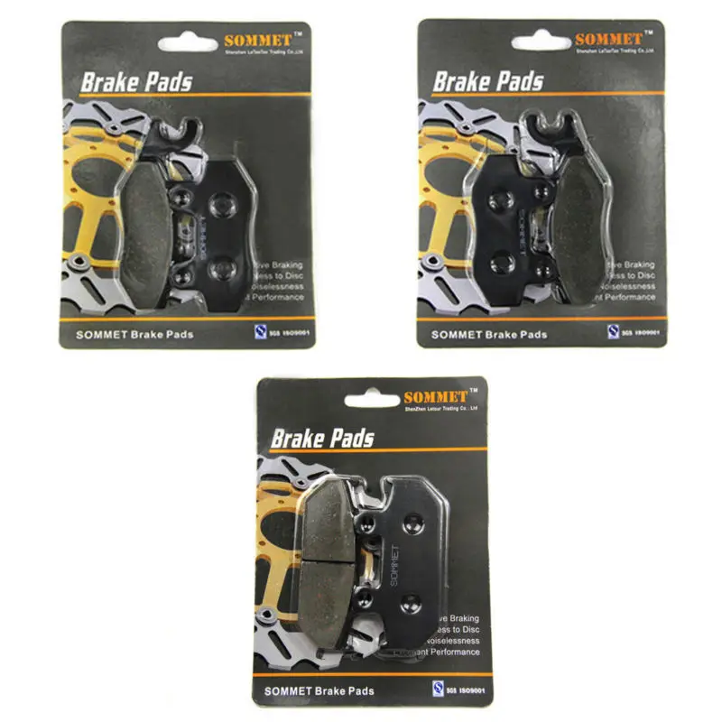 SOMMET Motorcycle Front + Rear Brake Pads Disks for Suzuki Burgman / Skyware AN 400 K/Z/L/A (2007-2015) LT228-197-412
SOMMET Motorcycle Front + Rear Brake Pads Disks for Suzuki Burgman / Skyware AN 400 K/Z/L/A (2007-2015) LT228-197-412