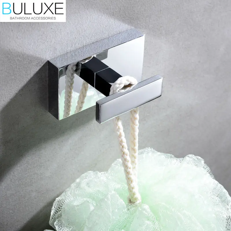 BULUXE Brass Bathroom Accessories Wall Hanger Chrome Finished Robe Hook Bath Acessorios de banheiro HP7755
BULUXE Brass Bathroom Accessories Wall Hanger Chrome Finished Robe Hook Bath Acessorios de banheiro HP7755