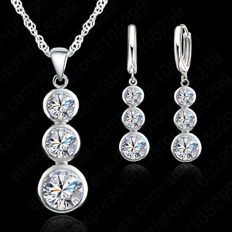 New Fashion 925 Sterling Silver Super Clear Crystal Cubic Zirconia Gourd Design Necklace Pendant Earrings Sets For Women
New Fashion 925 Sterling Silver Super Clear Crystal Cubic Zirconia Gourd Design Necklace Pendant Earrings Sets For Women