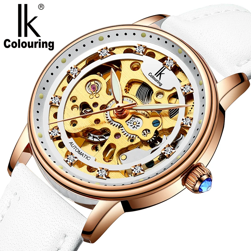 IK Colouring Skeleton Women Watch Luxury Casual Automatic Mechanical Luminous Dress Wrist-Watch
IK Colouring Skeleton Women Watch Luxury Casual Automatic Mechanical Luminous Dress Wrist-Watch