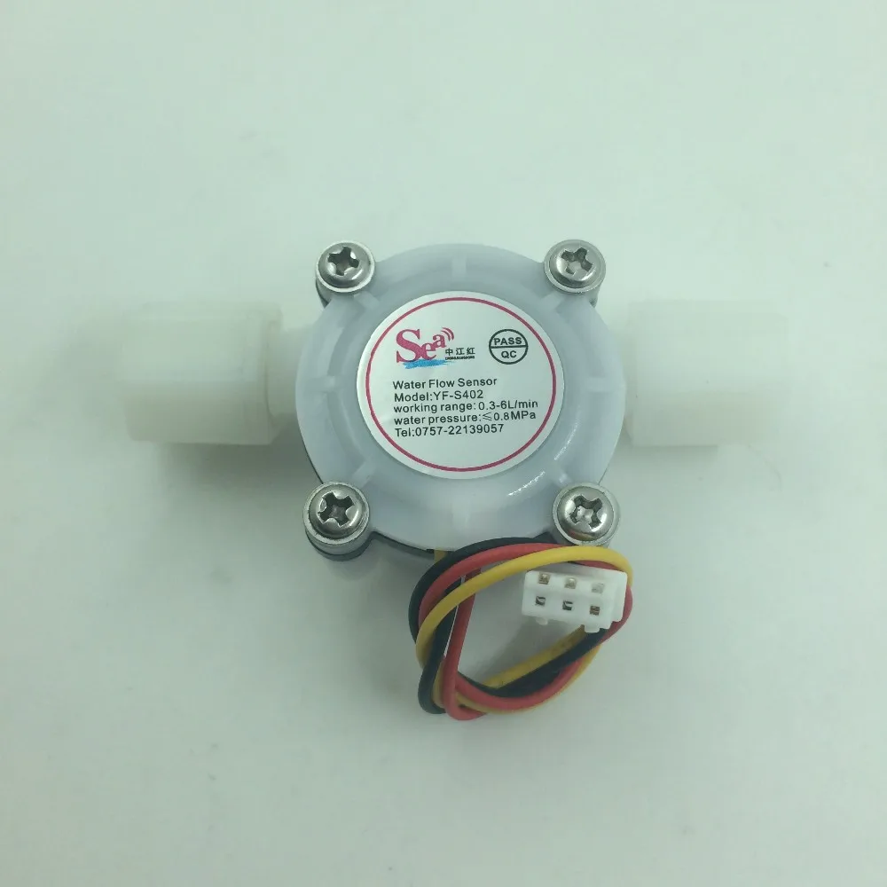 Water Flow Sensor Switch Meter Counter Indicator Hall Flowmeter 0.3-6L/min G1/4 Drinking Machine Electrolysis Smart Toilet
Water Flow Sensor Switch Meter Counter Indicator Hall Flowmeter 0.3-6L/min G1/4 Drinking Machine Electrolysis Smart Toilet