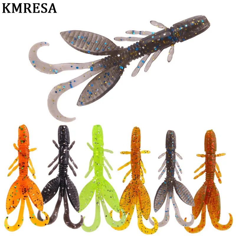 12pcs / lot Soft Shrimp Fishing Lure Isca Artificial Wobblers 5.5cm / 1.4g Artificial Silicone Bait Rubber Fly Fishing Tackle
12pcs / lot Soft Shrimp Fishing Lure Isca Artificial Wobblers 5.5cm / 1.4g Artificial Silicone Bait Rubber Fly Fishing Tackle