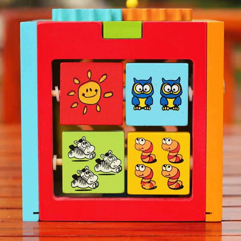 Монтессори деревянная коробка детские для малышей Обучение Обучающие игрушки