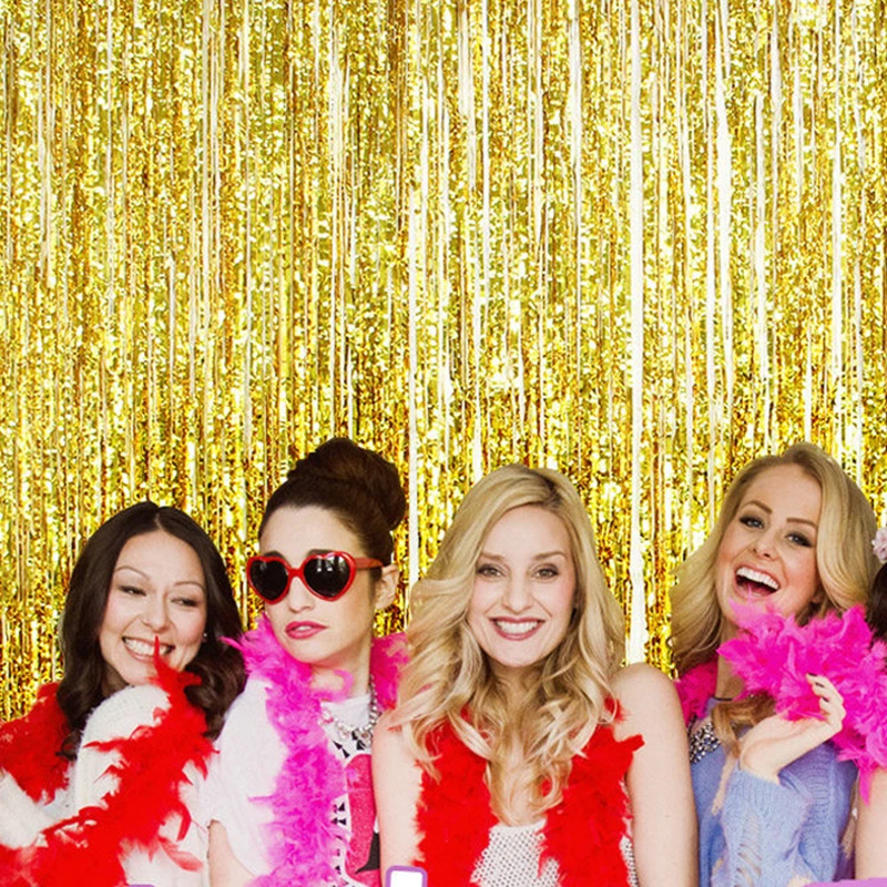 Party Backdrop Rain Curtains Tinsel Foil Curtain Birthday Backdrop Wedding Decorations Girl Adults Anniversary wall Decoration
Party Backdrop Rain Curtains Tinsel Foil Curtain Birthday Backdrop Wedding Decorations Girl Adults Anniversary wall Decoration