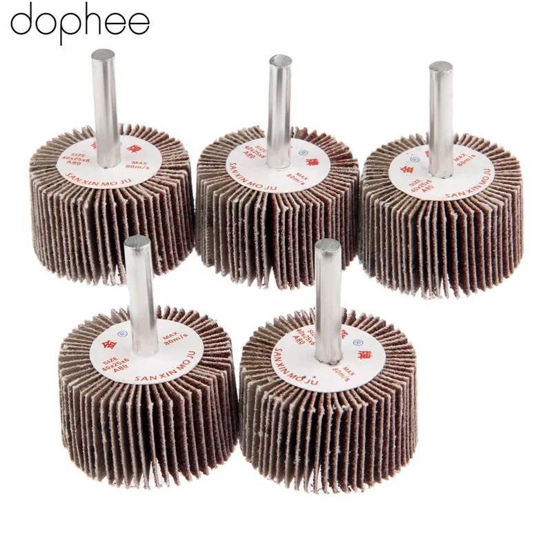 dophee 5Pcs Dremel Accessories Rotary Tool 40mm Grinding Buffing Sandpaper Flap Wheel Head with Mandrel for Mini Drill Grit 80#
dophee 5Pcs Dremel Accessories Rotary Tool 40mm Grinding Buffing Sandpaper Flap Wheel Head with Mandrel for Mini Drill Grit 80#