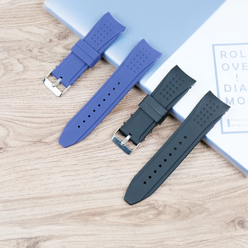 The latest men's watch accessories silicone strap 24 mm with pin buckle breathable strap for all brands of ladies strap
The latest men's watch accessories silicone strap 24 mm with pin buckle breathable strap for all brands of ladies strap