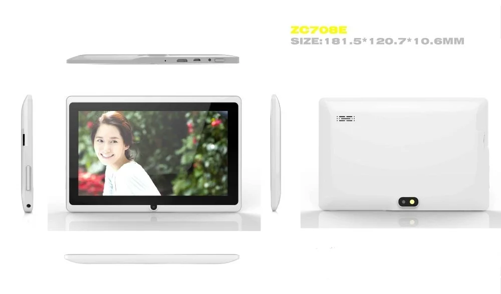 7 дюймовый планшетный ПК Android Google Quad Core 512MB/4GB Bluetooth WiFi Flash Tablet PC|Планшеты| |