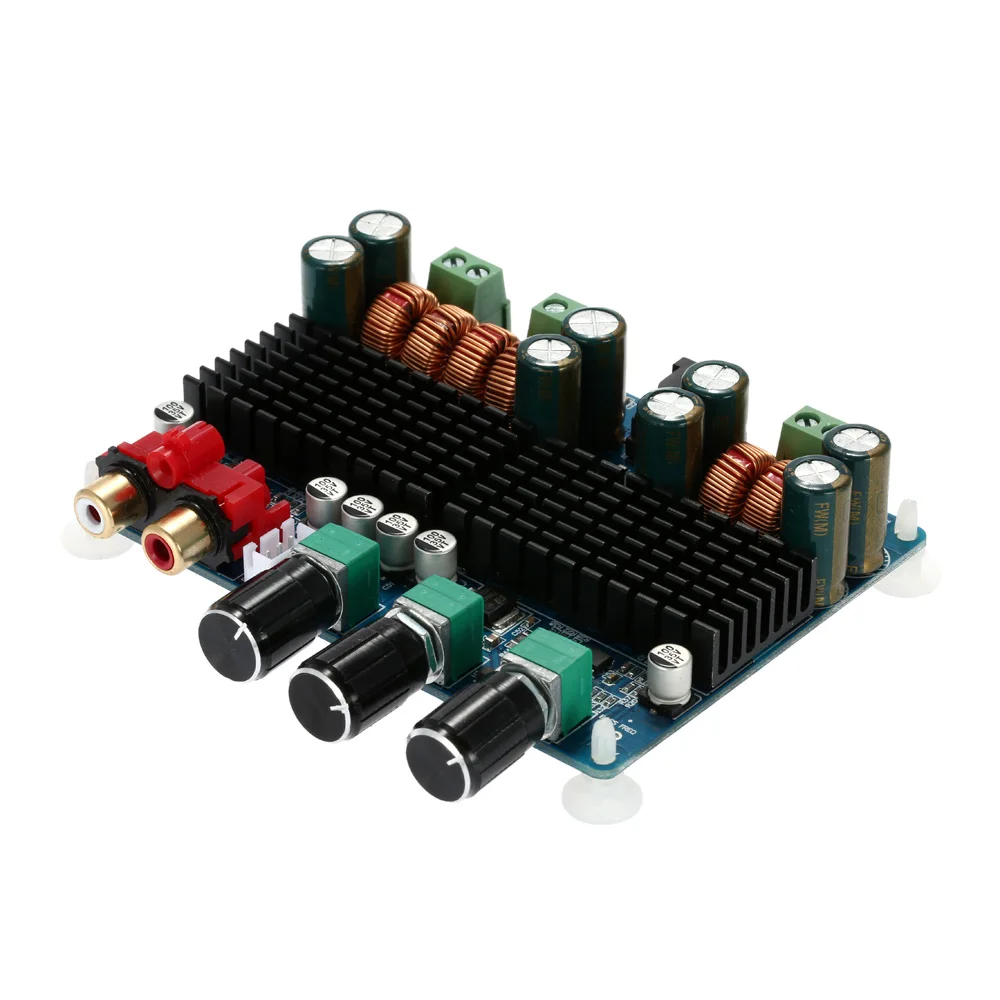TPA3116 Quality Sound Power Amplifier Board 2.1 Channel Digital Subwoofer Power Audio Amplifier for Home DC12V-26V 50W*2+100W
TPA3116 Quality Sound Power Amplifier Board 2.1 Channel Digital Subwoofer Power Audio Amplifier for Home DC12V-26V 50W*2+100W