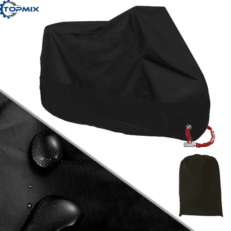 Чехол для защиты от дождя для мотоцикла XXXXL, Солнцезащитный пылезащитный чехол, водонепроницаемый чехол для защиты от УФ-лучей, 295X110X140CM
Чехол для защиты от дождя для мотоцикла XXXXL, Солнцезащитный пылезащитный чехол, водонепроницаемый чехол для защиты от УФ-лучей, 295X110X140CM