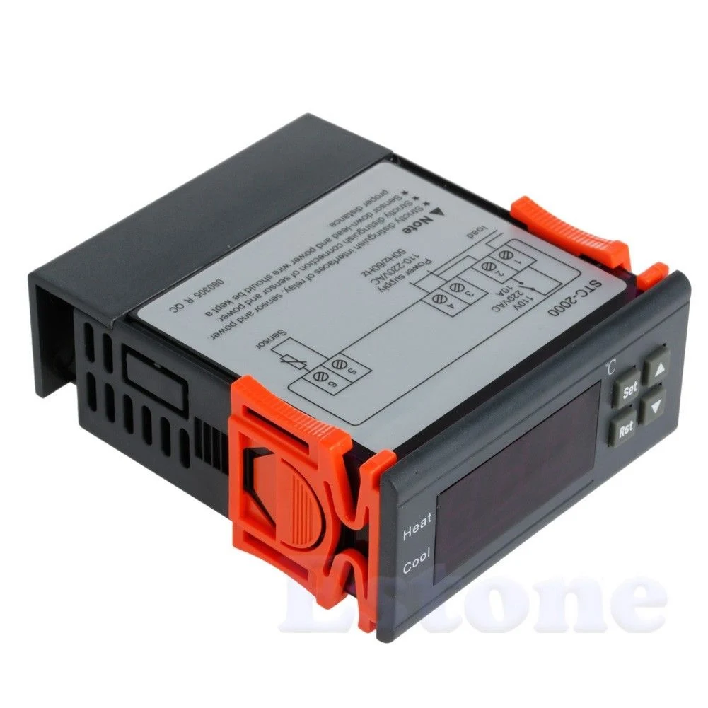ANENG STC-2000 220V -55~120 Celsius degree Digital Temperature Controller Thermocouple with Sensor
ANENG STC-2000 220V -55~120 Celsius degree Digital Temperature Controller Thermocouple with Sensor