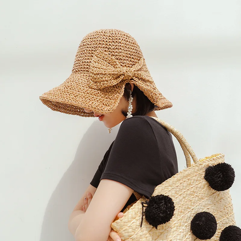 Шляпка от солнца WeMe женская Соломенная, Пляжная Складная Панама с бантом, для отдыха на открытом воздухе, летняя
Шляпка от солнца WeMe женская Соломенная, Пляжная Складная Панама с бантом, для отдыха на открытом воздухе, летняя