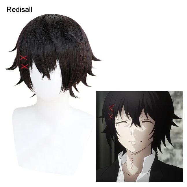 Anime Tokyo Ghoul JUZO SUZUYA / REI Black Short Cosplay Wig Hairpin Halloween Role Play Synthetic Hair
Anime Tokyo Ghoul JUZO SUZUYA / REI Black Short Cosplay Wig Hairpin Halloween Role Play Synthetic Hair