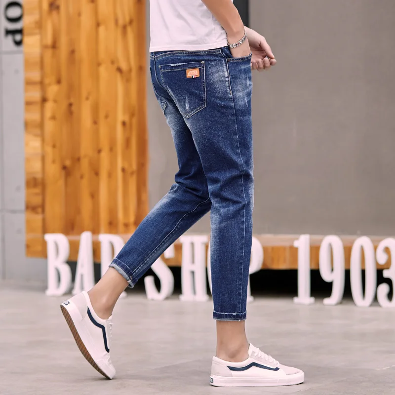 Mens Jeans 2018 New Fashion Design Teenage Boys Students Love Jeans Ankle-Length Male Slim Fit Denim Pencil Pants 27-36 #904
Mens Jeans 2018 New Fashion Design Teenage Boys Students Love Jeans Ankle-Length Male Slim Fit Denim Pencil Pants 27-36 #904