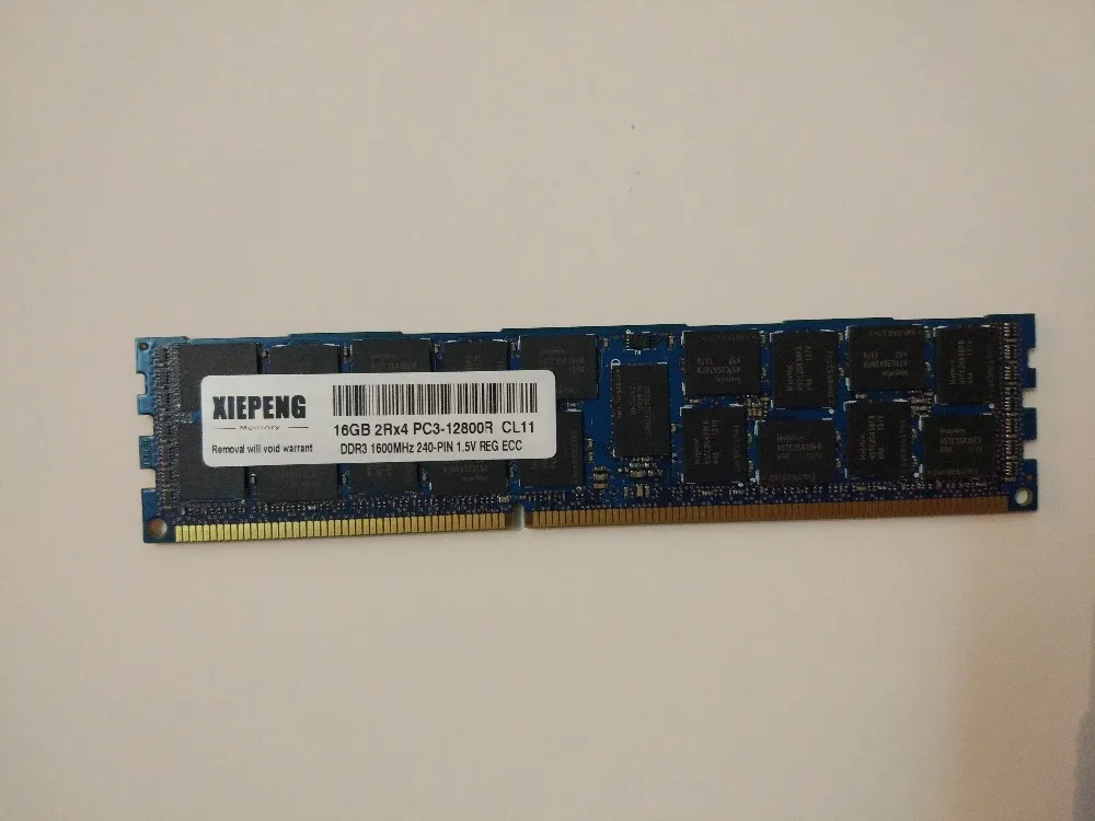 Серверная память 16 Гб DDR3 1333 1600 МГц ECC REG 32 4Rx4 PC3L 12800R Оперативная для рабочих станций