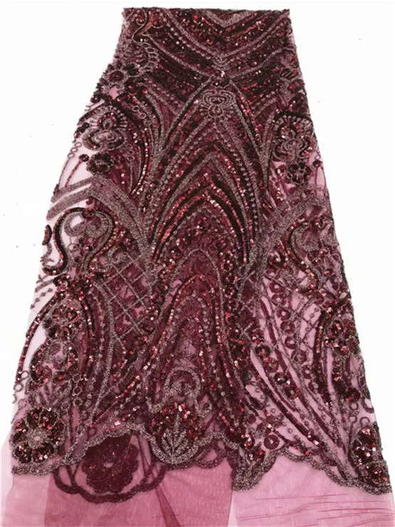 Африканская кружевная ткань для свадебного платья Высококачественная