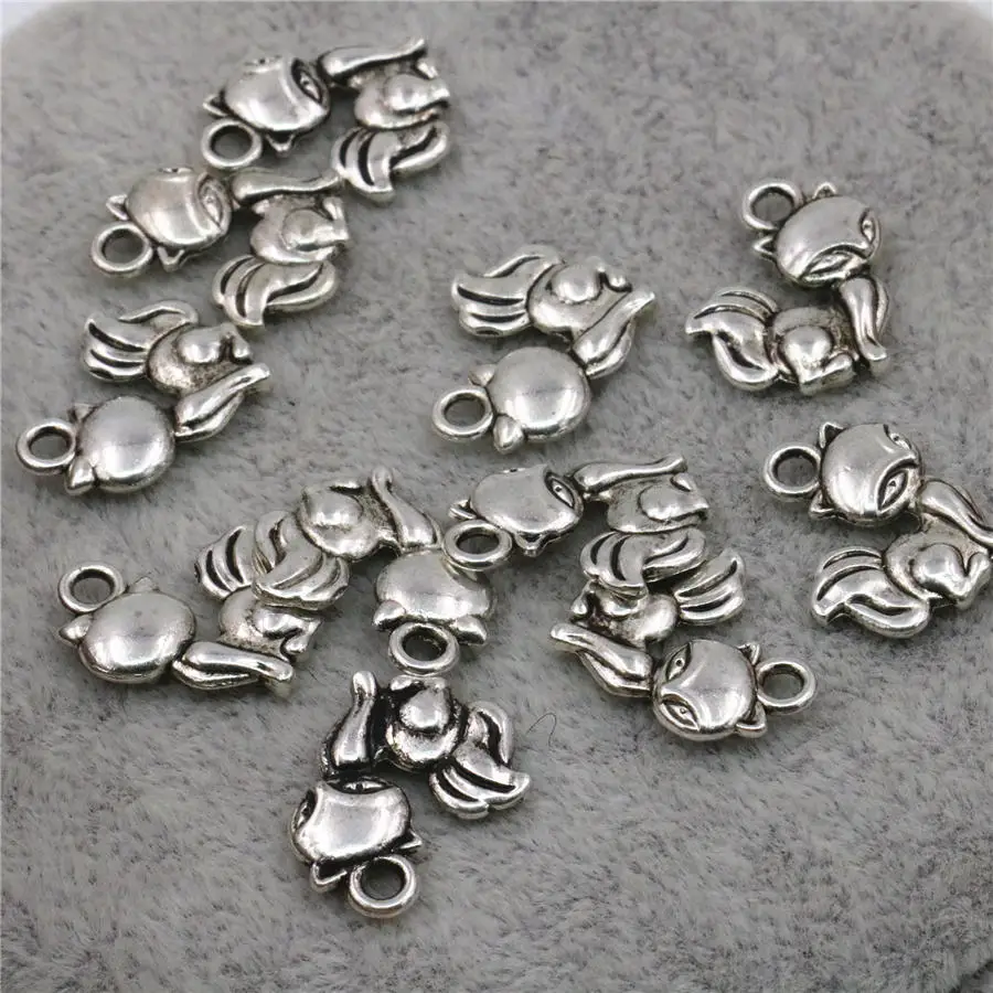 New 50PCS Hot Sale Necklace Bracelet Accessories Jewelry Making Copper Metal Lucky Fox Animal DIY Loose Finding Pendant 12x15mm
New 50PCS Hot Sale Necklace Bracelet Accessories Jewelry Making Copper Metal Lucky Fox Animal DIY Loose Finding Pendant 12x15mm