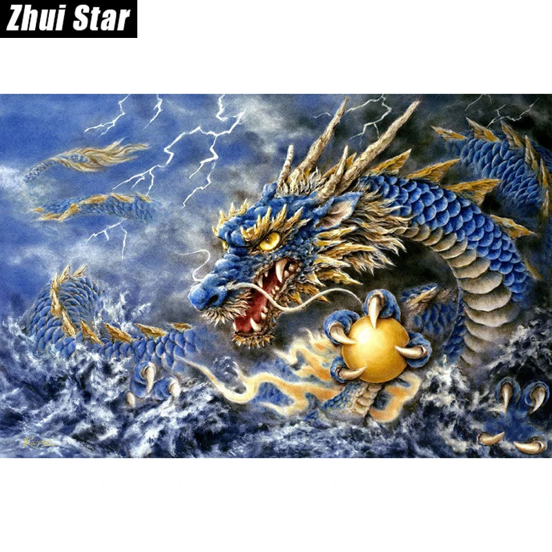 New Full Square Diamond 5D DIY Diamond Painting "China Dragon" Embroidery Cross Stitch Rhinestone Mosaic Painting Decor Gift
New Full Square Diamond 5D DIY Diamond Painting "China Dragon" Embroidery Cross Stitch Rhinestone Mosaic Painting Decor Gift