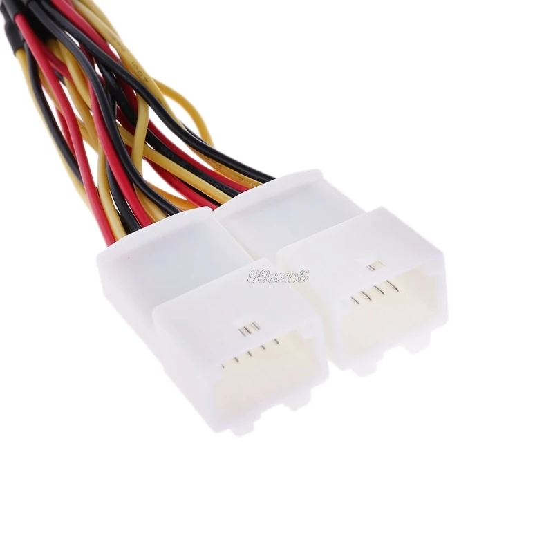Y-образный кабельный сплиттер адаптер 6 + штекеров для аудио Navi AUX CDC тюнинг Toyota Lexus