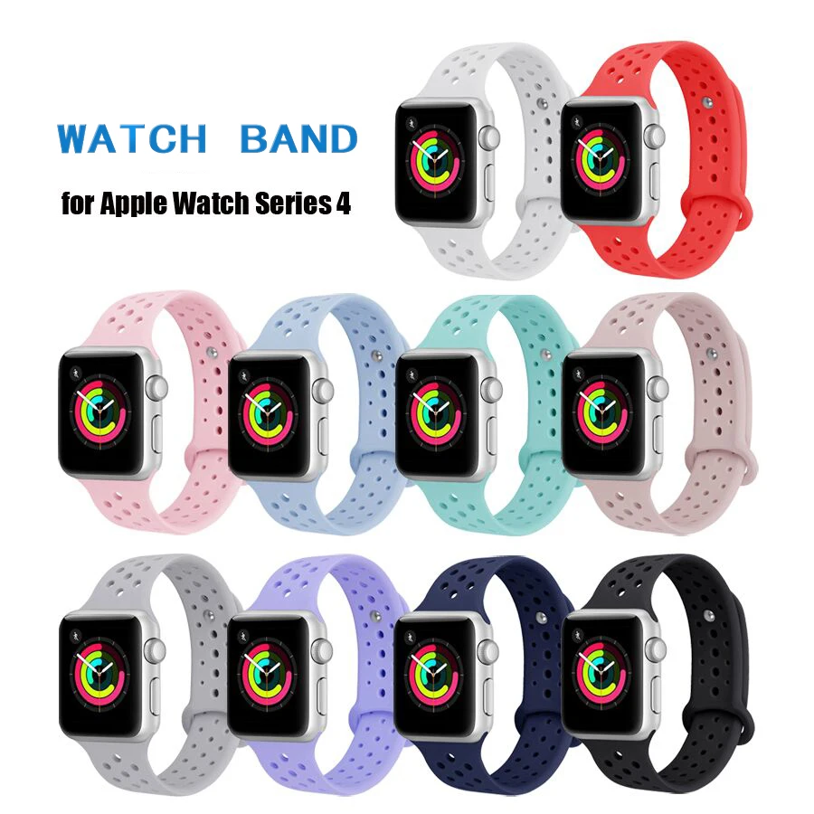 Ремешок силиконовый для Apple Watch 4 Band 40 мм 44 мм, спортивный браслет для наручных часов Iwatch Series 4
Ремешок силиконовый для Apple Watch 4 Band 40 мм 44 мм, спортивный браслет для наручных часов Iwatch Series 4