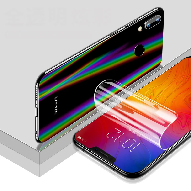 Bfollow 5D для lenovo Z5/Z5 Pro Чехол Мягкий ТПУ спереди Экран протектор Аврора пленок задней