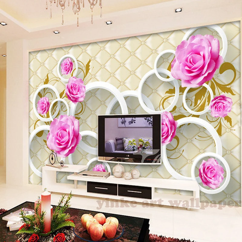 Modern home Custom 3d wallpaper mural for bedroom Sofa TV backdrop wall paper mural painting circle rose flower wall mural paper
Modern home Custom 3d wallpaper mural for bedroom Sofa TV backdrop wall paper mural painting circle rose flower wall mural paper