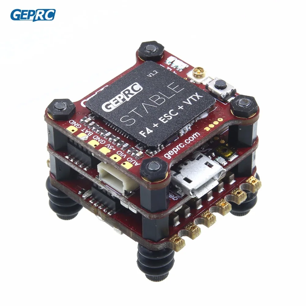 GEPRC Stable F4 Mini Tower FPV betaflight BLHELI-S 12A ESC VTX 48CH off/25/100/200mw
GEPRC Stable F4 Mini Tower FPV betaflight BLHELI-S 12A ESC VTX 48CH off/25/100/200mw