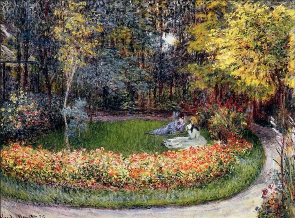 High quality Oil painting Canvas Reproductions In the Garden By Claude Monet hand painted
High quality Oil painting Canvas Reproductions In the Garden By Claude Monet hand painted