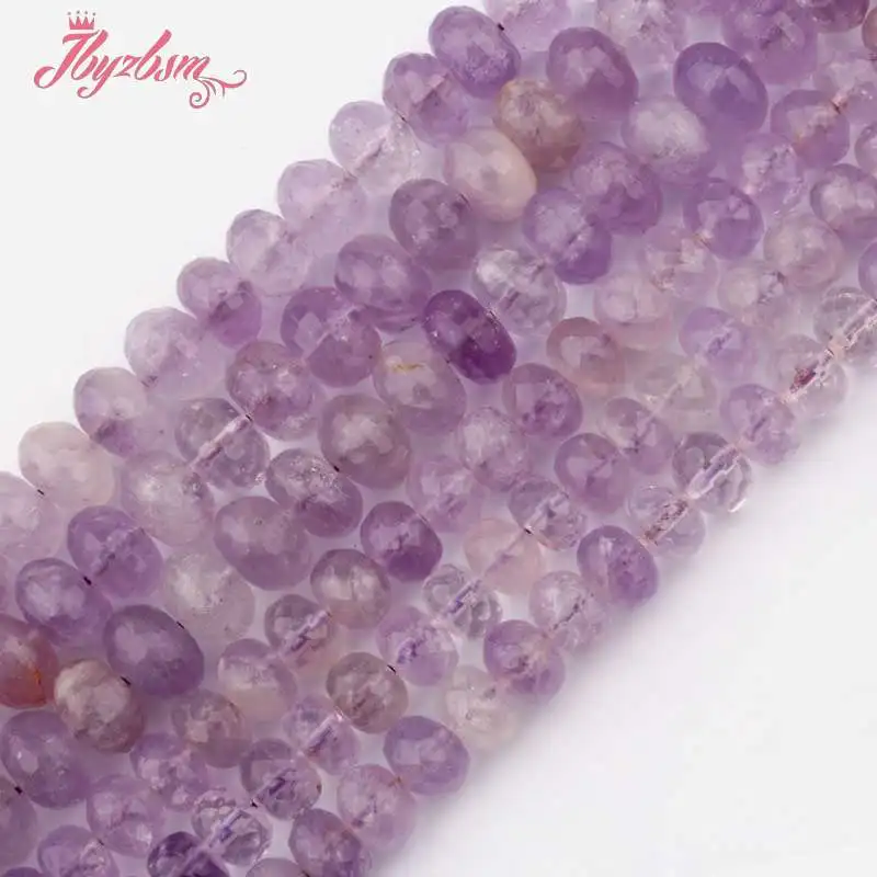 5x8,6x10mm Faceted Rondelle Amethysts Beads Natural Stone Beads For DIY Necklace Bracelats Jewelry Making 15" Free Shipping
5x8,6x10mm Faceted Rondelle Amethysts Beads Natural Stone Beads For DIY Necklace Bracelats Jewelry Making 15" Free Shipping