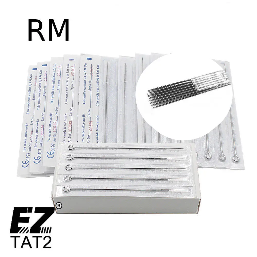 100 Pcs Assorted Sizes Steriled Standard Tattoo Needles Round Magnum 5 7 9 11 13 15RM Mixed
100 Pcs Assorted Sizes Steriled Standard Tattoo Needles Round Magnum 5 7 9 11 13 15RM Mixed
