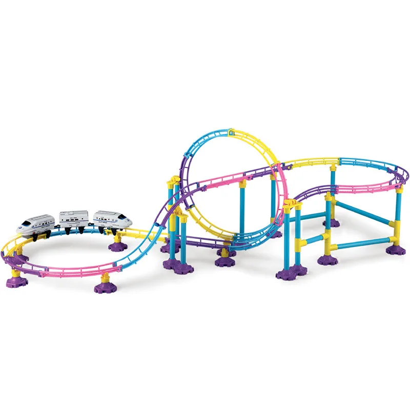 New Assembly of Electric High-speed Rail Vehicle Puzzle Toy Train Children DIY Puzzle Toy Roller Coaster Compatible Boy Toys
New Assembly of Electric High-speed Rail Vehicle Puzzle Toy Train Children DIY Puzzle Toy Roller Coaster Compatible Boy Toys